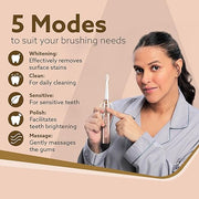 AGARO Cosmic Plus Sonic Electric Tooth Brush for Adults with 5 Modes