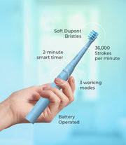 Oracura SB100 Sonic Lite Electric Battery Operated Toothbrush