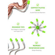Green Guava Super Soft Suction tips / Saliva Ejector