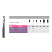 Prima Carbide Bur FG Flat Fissure Cross Cut