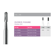 Prima Carbide Bur FG Domed Fissure Plain Cut