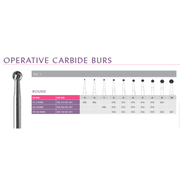 Prima Carbide Bur FG Round