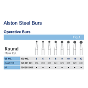 Alston Steel Bur Round