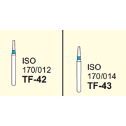 Mani Diamond Bur Taper Flat End / TF Series