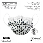 Denmax Printed 3 Ply Face Mask - 50 Pcs - Assorted