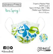 Denmax Printed 3 Ply Face Mask - 50 Pcs - Assorted