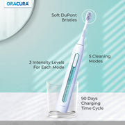 ORACURA SB300 Sonic Smart Electric Rechargeable Toothbrush