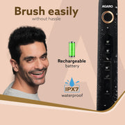 AGARO COSMIC PLUS Sonic Electric Tooth Brush For Adults With 5 Modes